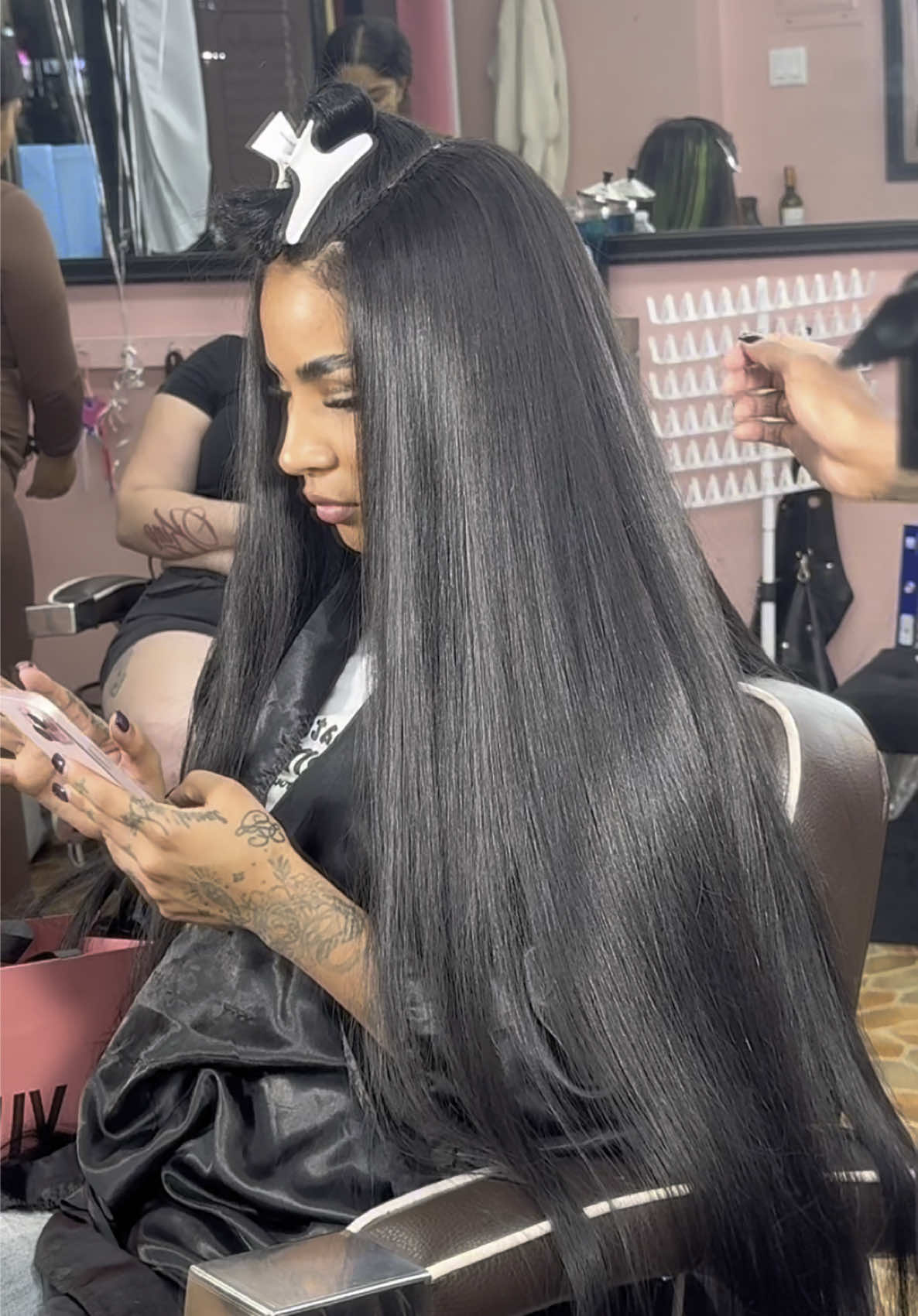 Leave out install 🫶🏾 #fyp #nychairstylist #brooklynstylist #fypシ #leaveoutsewin 