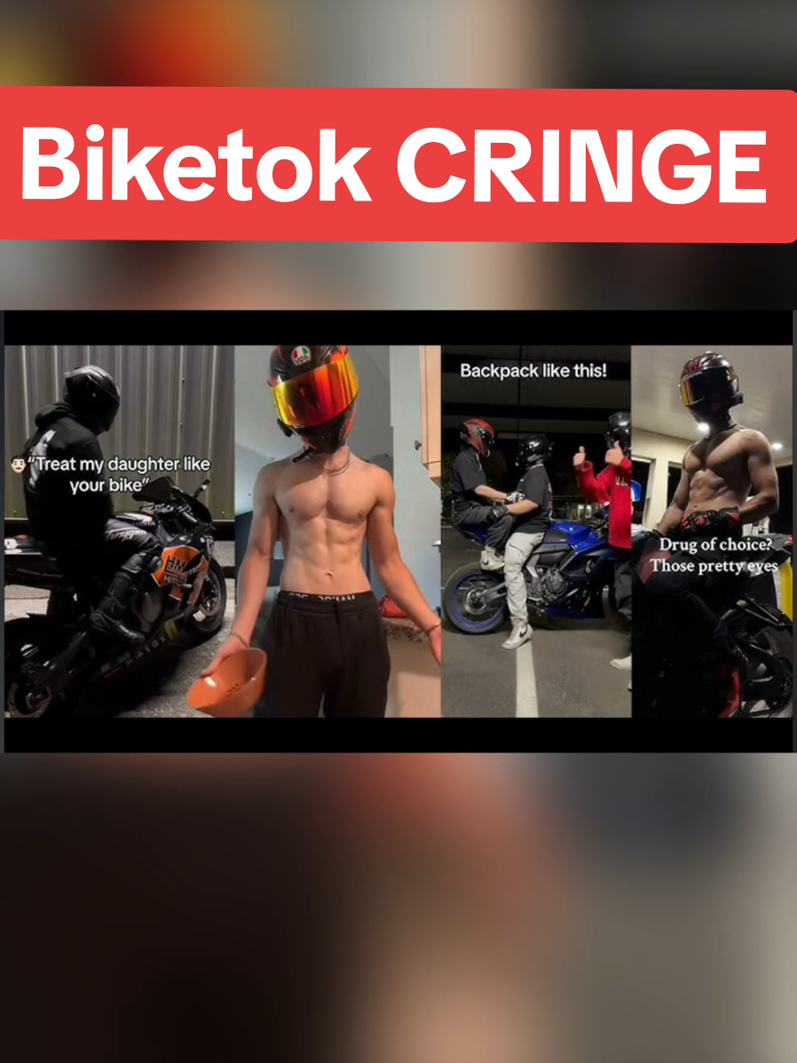 Biketok 🥷🏿's are some menaces #biketok #cringe #youtuber #fyp #blowthisup 