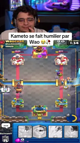 LE COMEBACK WTF #wao #clashroyale #kameto 