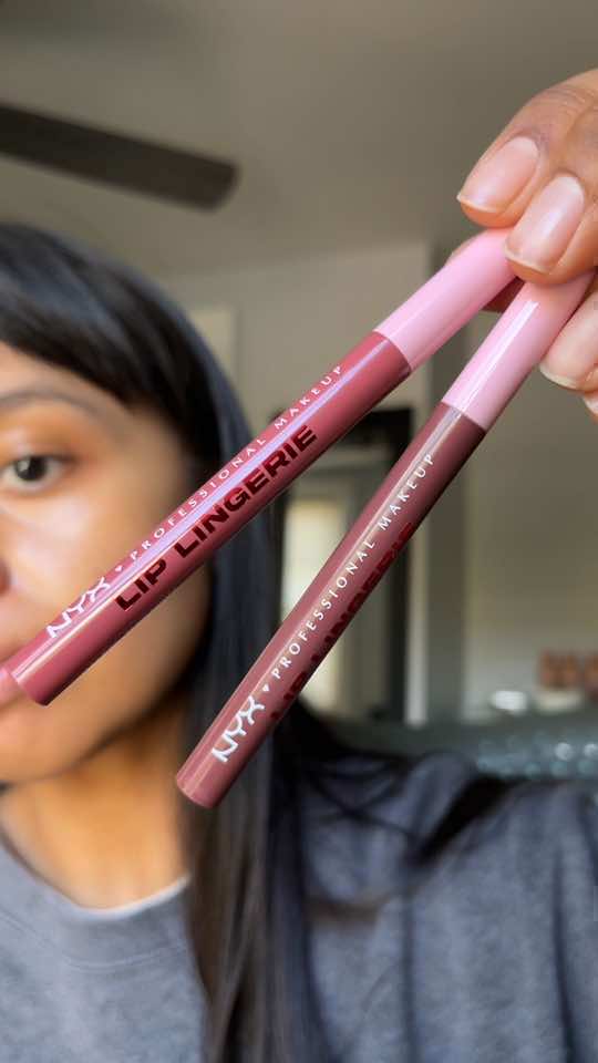💋✨ NYX Lip Lingerie Liner Stain in Send Nudes and Up All Night gives longwear color that shows up on pigmented lips and is easy to build. @NYX Professional Makeup @influenster 💋✨ #complimentary #nyxcosmetics #nyxprofessionalmakeup #liplingerielinerstain