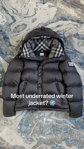 Is the Burberry Puffer jacket the best mens jacket this winter? The Burberry Lockwell jacket is down insulated for extra warmth, featuring a 2 in 1 system that can act as a gilet. #burberry #pufferjacket #burberrypuffer #jacket #coat   