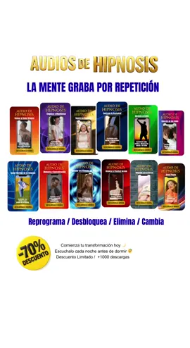 🔗 Link en la bio. Escuchar un audio de hipnosis cada noche no es solo relajación. Es reprogramación activa de tu subconsciente durante el estado más receptivo de tu cerebro. La repetición constante crea nuevos caminos neuronales. Los patrones que te limitan se disuelven y se instalan respuestas mentales que te impulsan hacia adelante. #GabrielCelis #AudiosDeHipnosis #ReprogramaciónSubconsciente #CambioReal #BencomoHypnosis​​​​​​​​​​​​​​​​