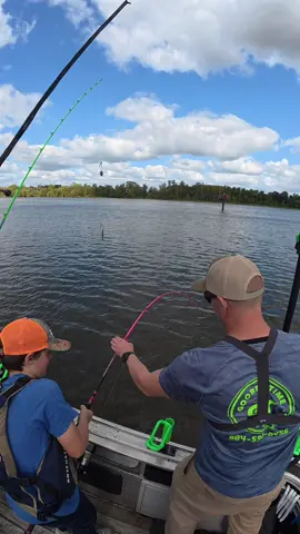 Birthday boy catches a trophy blue catfish!