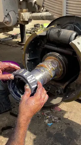 Bearing fixing #automobile #hardworking #tools #restoration #engine #truck