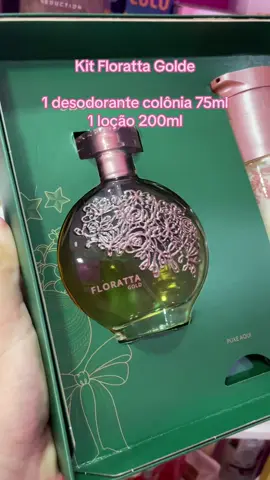 Kit Floratta Gold  . #floratta #boticario #natal #natal2025 #presente 