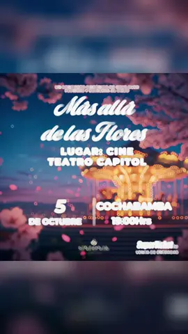 Comienza la cuenta regresiva, estamos a 3 días de vivir este concierto inolvidable en el Cine Teatro Capitol. 📍 Lugar: Cine Teatro Capitol 📅 Domingo 5 de octubre 🕖 Hora: 19:00 PM 🎫 Precios en preventa: 	•	VIP: 110 Bs 	•	Platea A: 90 Bs 	•	Platea B: 70 Bs 	•	Galería: 55 Bs 🎟️ Compra online rápida y segura: 👉  superticket.bo/Mas-Alla-de-las-Flores--5-de-Oct--Cochabamba- 🎟️PUNTO FISICO en las boleterias del Cine Teatro Capitol: https://maps.app.goo.gl/XhBy6nRzGu6bmjyDA 💳 ¿No puedes pagar online? ¡Te enviamos tus entradas al instante con QR! 💌 📲 Reservas y asistencia: 77732907 @Sinfonik_Productora  #escaleraalcielo #boysoverflowers #cochabamba_bolivia🇧🇴 #kdrama #concierto 
