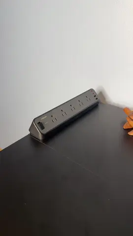 I didn’t realize how much effort this saves until now #powerstrip #desksetup #homeoffice #workfromhome #tiktokshopcreatorpicks 