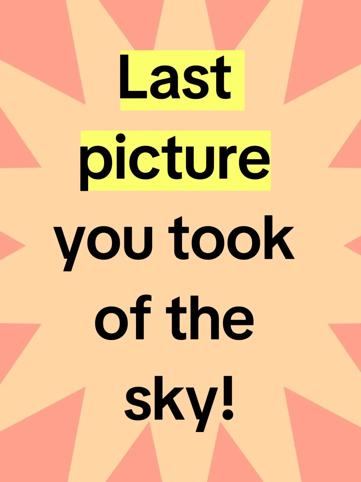 Post yours in the comments. 