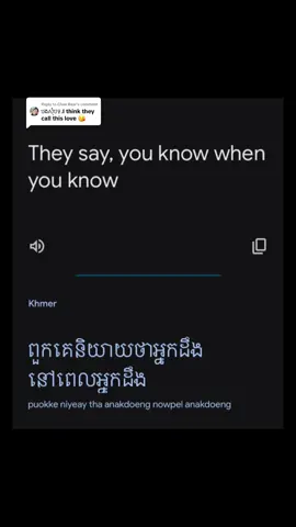 Replying to @Chan Rear #english #បកប្រែខ្មែរ💞 #សូមអធ្យាស្រ័យចំពោះការបកប្រែ #ធ្លាក់likeសាហាវ😔👈 