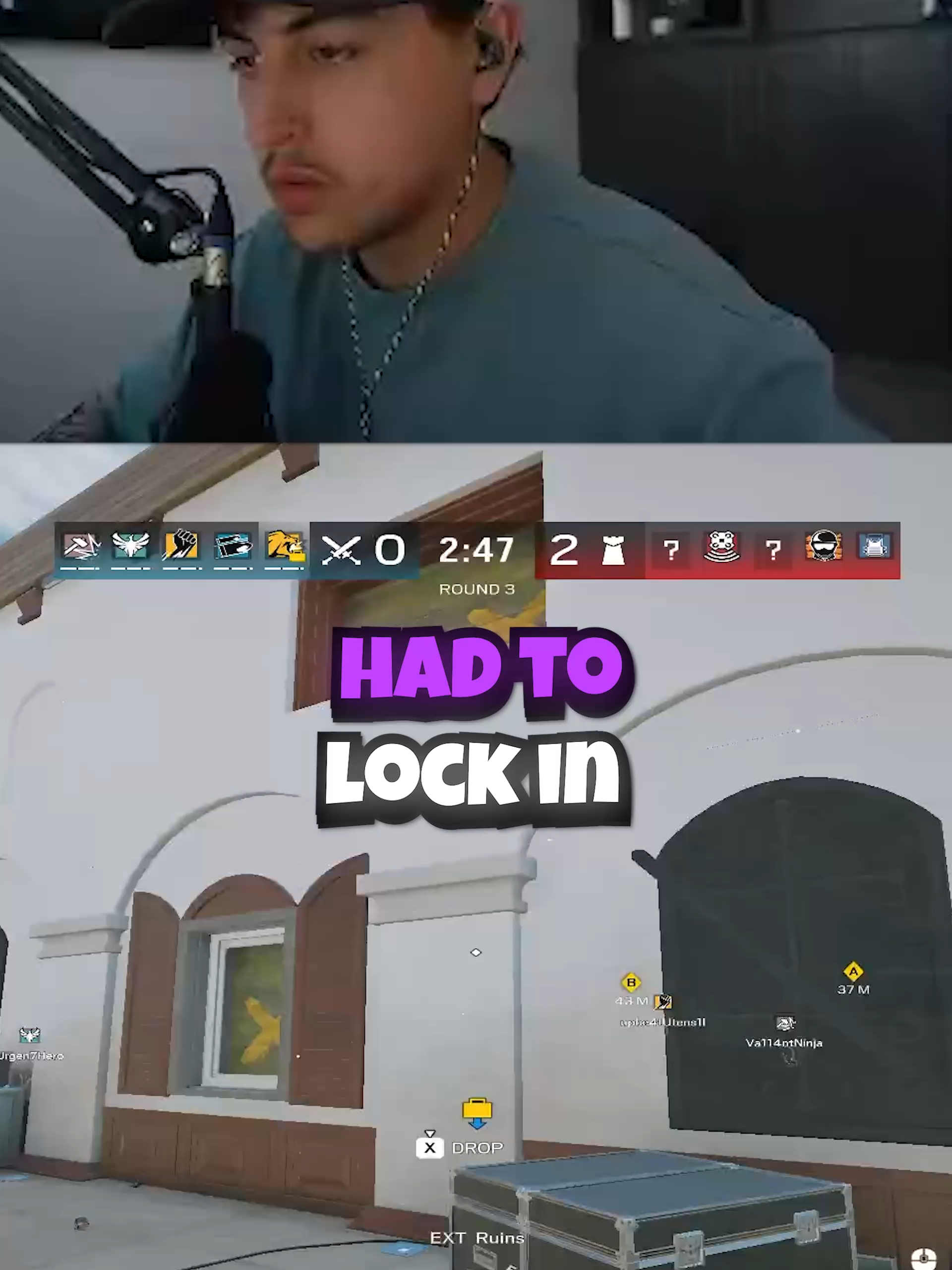 Had To Lock In #rainbowsixsiege #siegex #gaming #beaulo