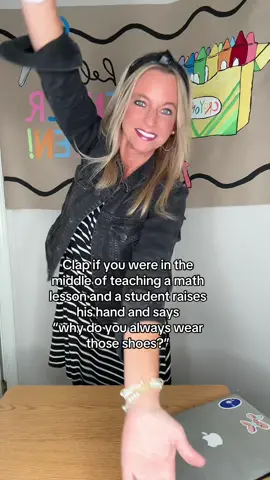 I mean, at least he raised his hand.👏It’s a win. I didn’t realize I was teaching the fashion police. #fyp #momsover40 #teachersoftiktok #fashionpolice 