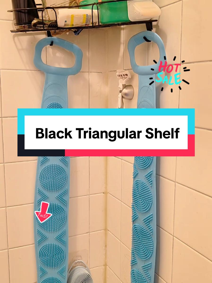 3-Pack Triangle Shower Caddy, Rustproof 3-Tier Corner Shelf, Drill-Free Wall Mount, 40lbs Load Capacity, Bathroom Accessories #bathroomstorage #bathroomorganizer #cornershelf #showercaddy #wallshelves 