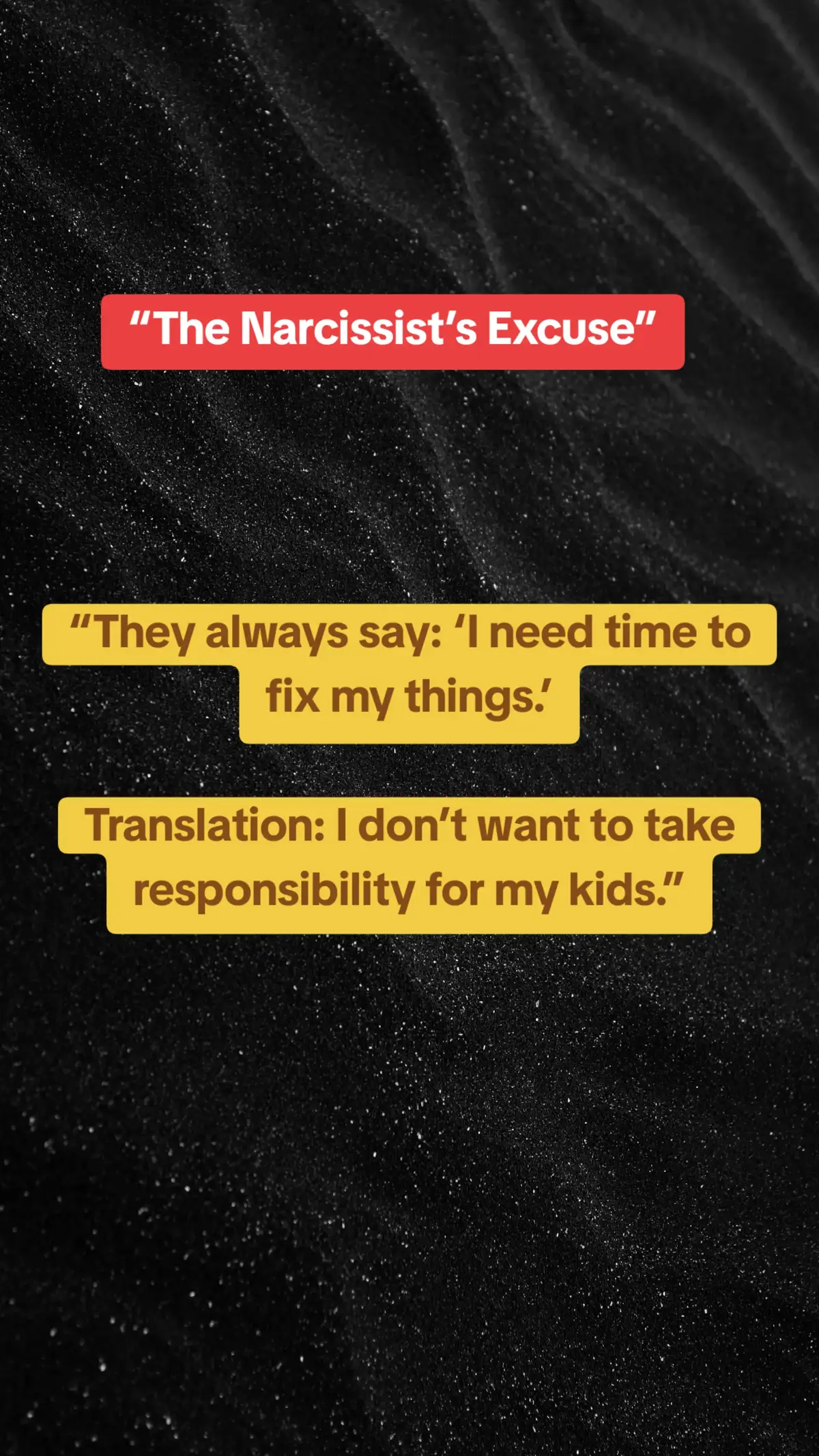 “They’ll build a new life, a new family, a new business… but not buy school shoes. #narcissisticabuse #toxicdad  #NarcissisticDad #EmotionallyUnavailableDad #AbsentDad