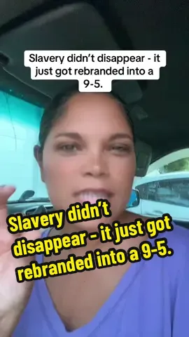 Slavery didn’t disappear - it just got rebranded. Now it’s called a 9-5.  #workfromhome2025  #digitalmarketingforbeginners2025  #workingmomslife  #makemoneyonline2025  #quityour9to5  Work from home Make money online Make money from home   Legit work from home jobs 2025 Moms working from home Make money online as a beginner