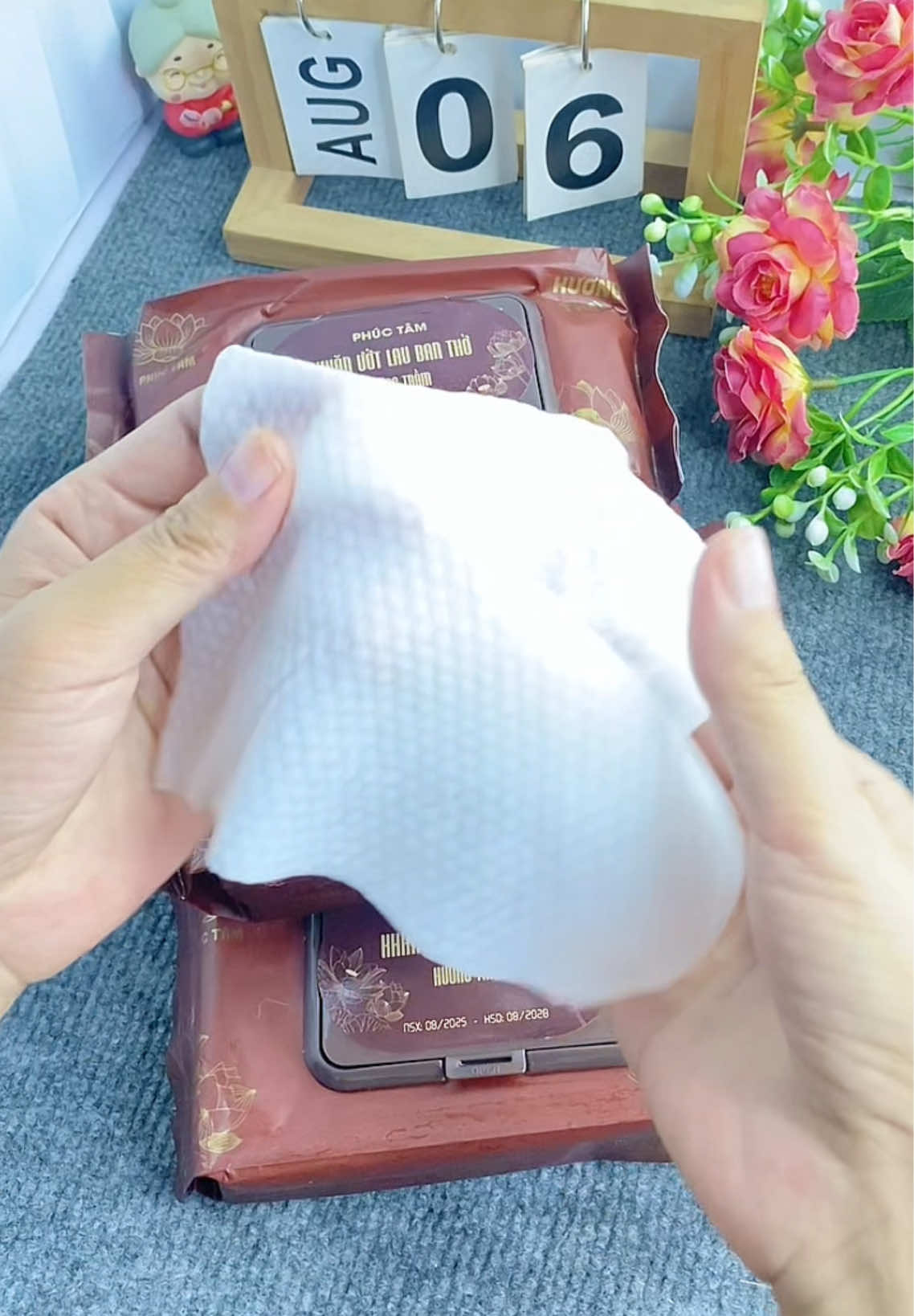 Khăn ướt bao sái #taphoanhagau5 #khanuotlaubantho #thocungtotien #khanuotbaosaibantho 