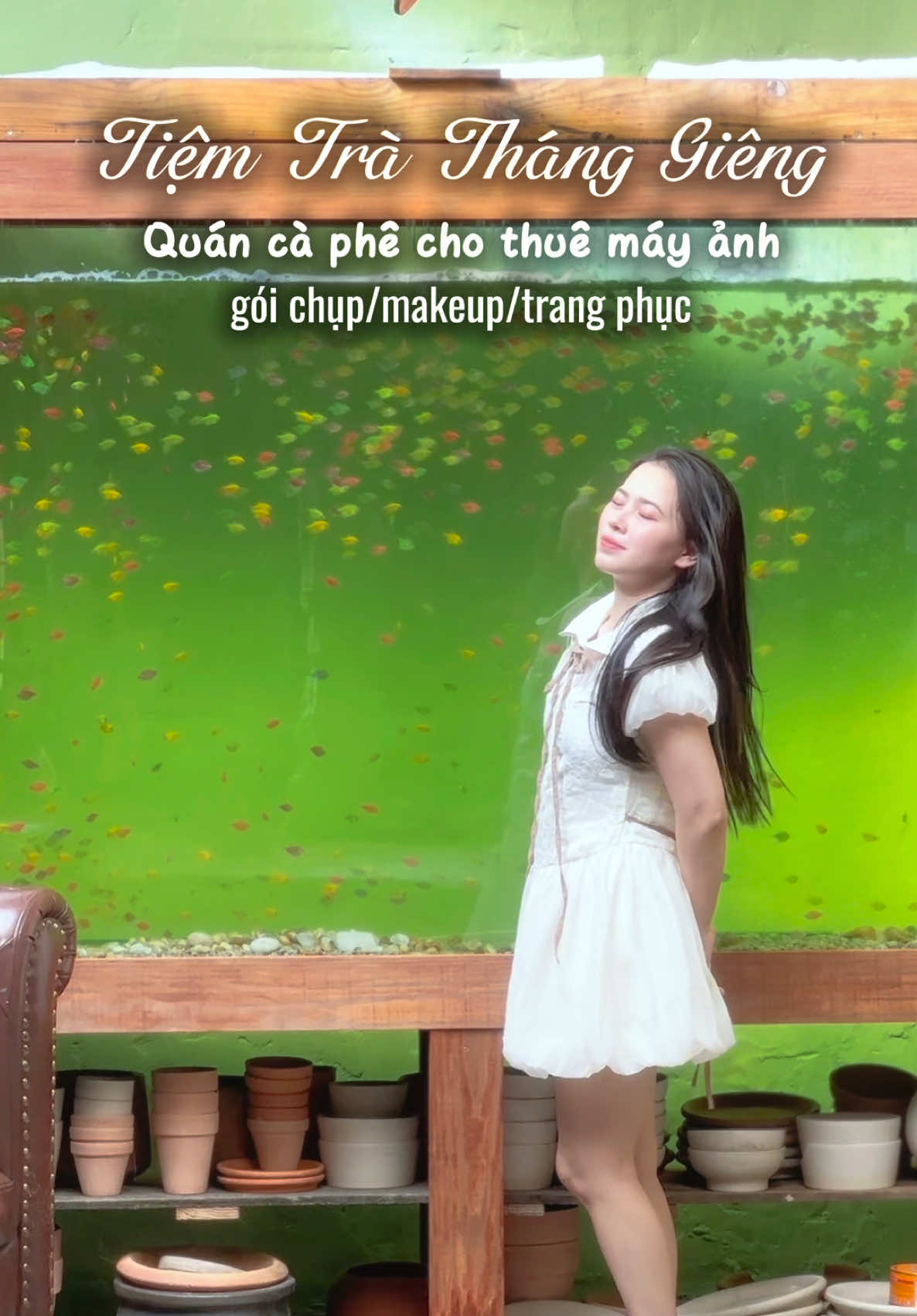 Quán cà phê cho thuê máy ảnh, gói chụp, trang phục và makeup ở Bạc Liêu - Tiệm Trà Tháng Giêng #tiemtrathanggieng #baclieu #baclieudidau #trungthu #chupanh