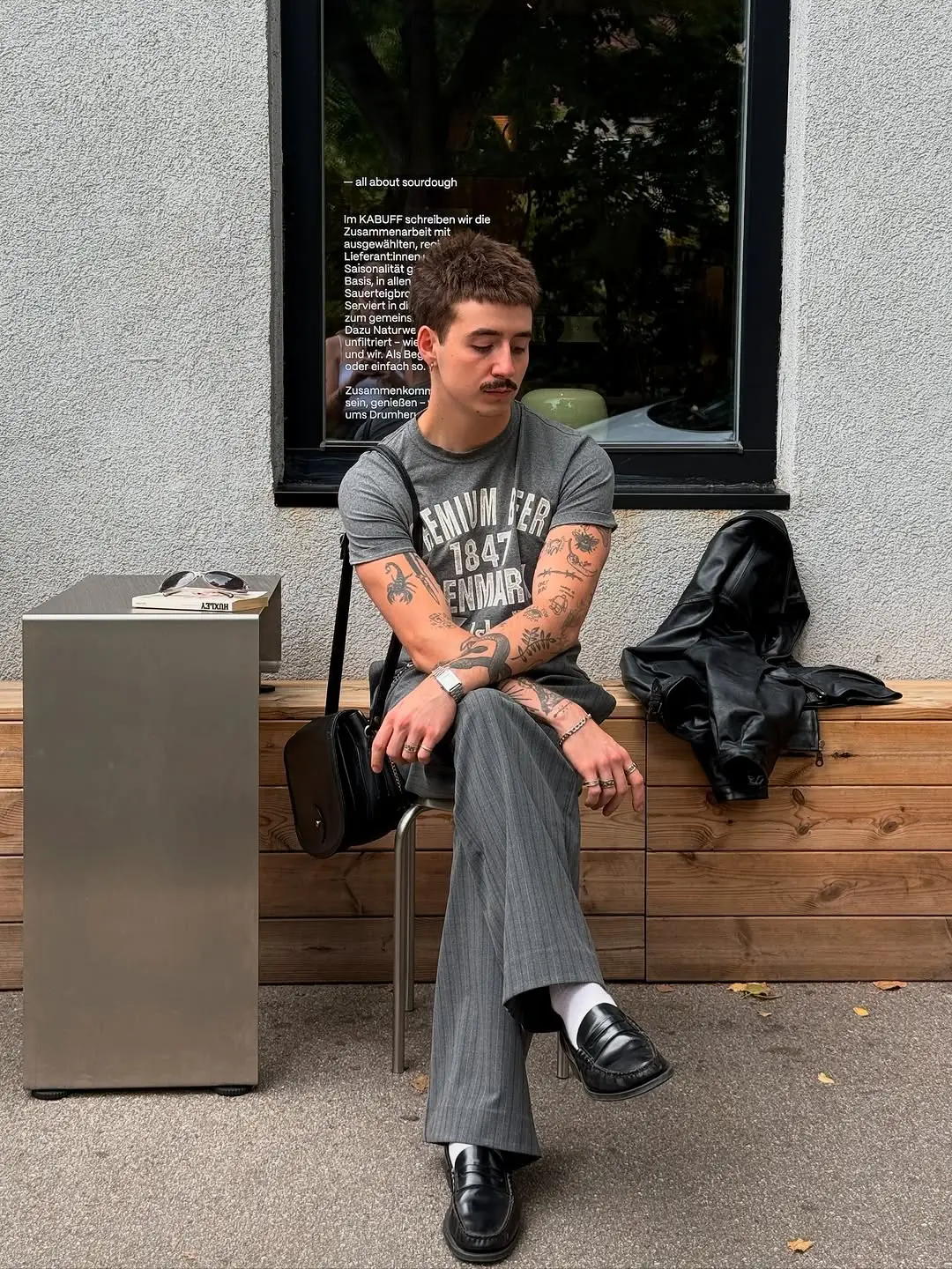 pap random by @christophstfr  #paprandom #outfitidea #fyp #inspirasi #baggyjeans 