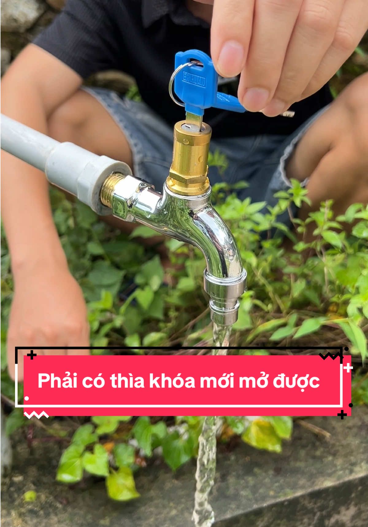 Vòi nước có chìa khóa tiện lợi #voinuocchiakhoa #xuhuong #giadungtienich 