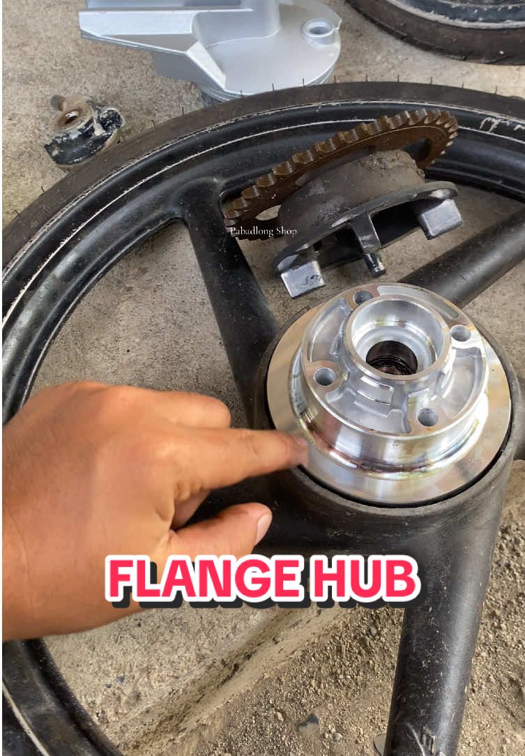 Ang solid ng flange hub na to 🔥💯 #flangehub #hubflange #raiderj110 #pabadlongshop #motorcyclepartsandaccessories 