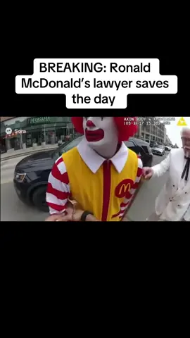 Ronald McDonald gets off Scott free after layer and mayor steps in #sora #ai #mcdonald #bodycam #arrest