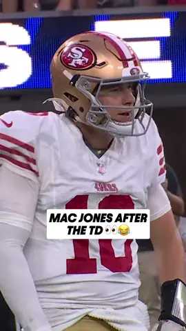 Feeling it 😎 #macjones #sanfrancisco49ers #tnfonprime #nfl