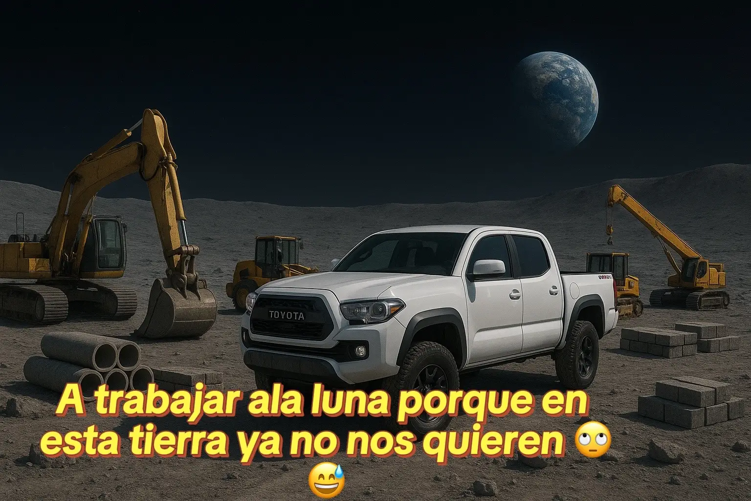 asta en la luna vamos a construir mi raza 🫵🏻💪🏻 #latinosenlaluna #parati #paratu #contruccion 