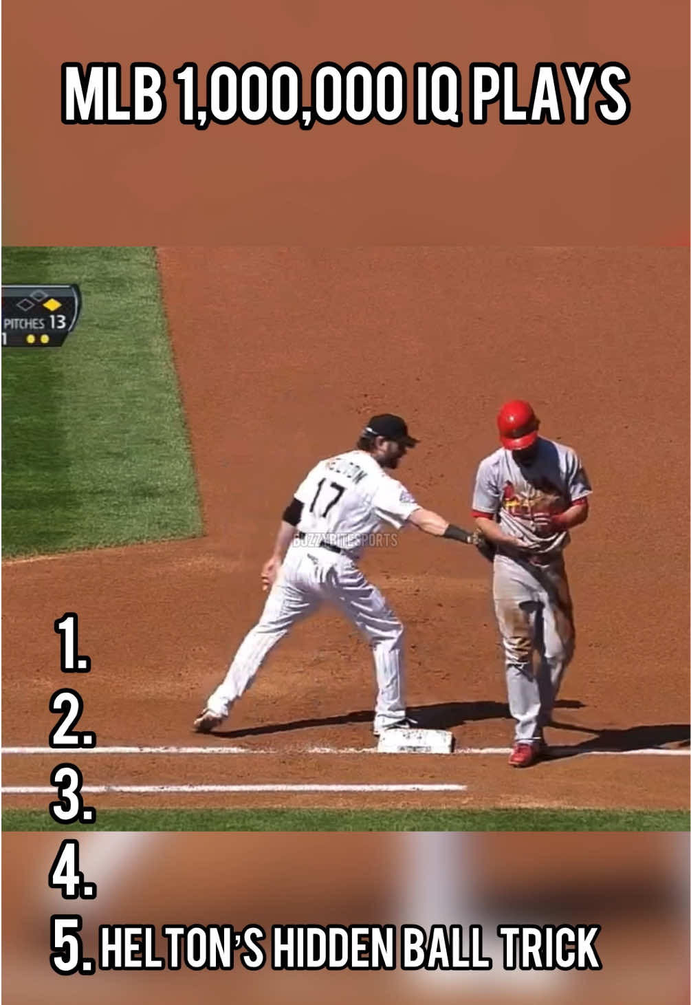 MLB 1,000,000 IQ PLAYS! #baseball #MLB #fyp #foryou #viral 