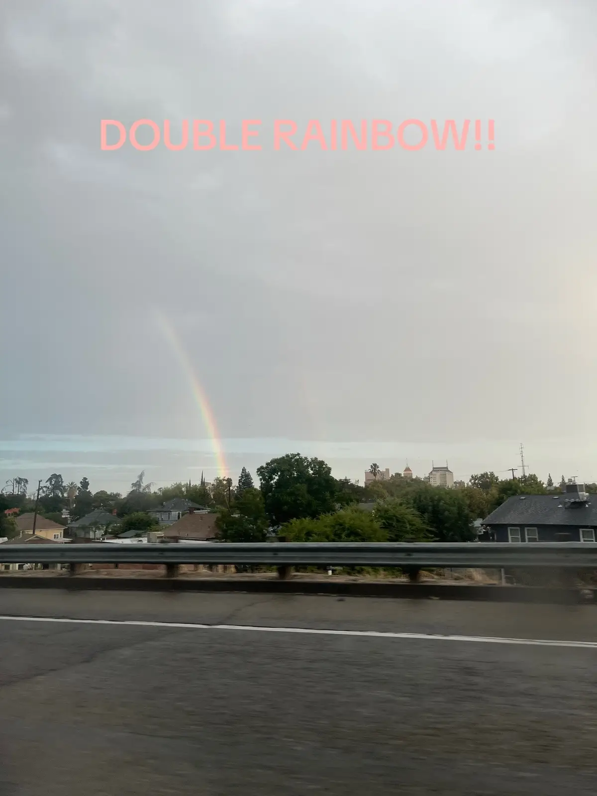 DOUBLE RAINBOW!!! #doublerainbow 