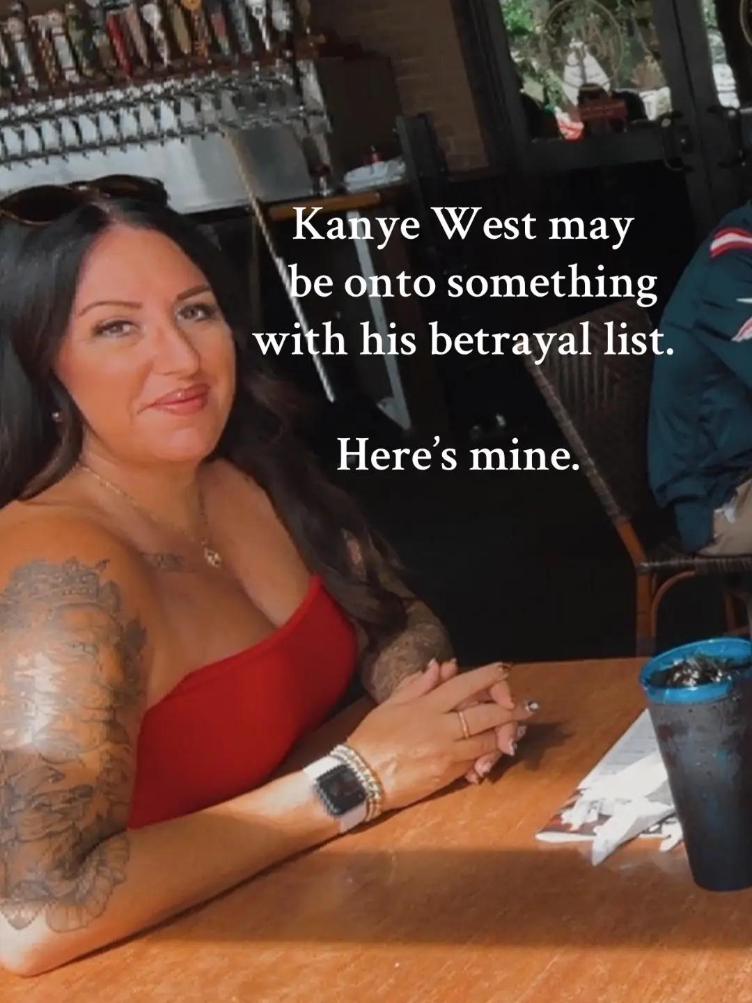 Betrayal List. Thanks Kanye.  #betrayal #kanyewest #fyp #viral 