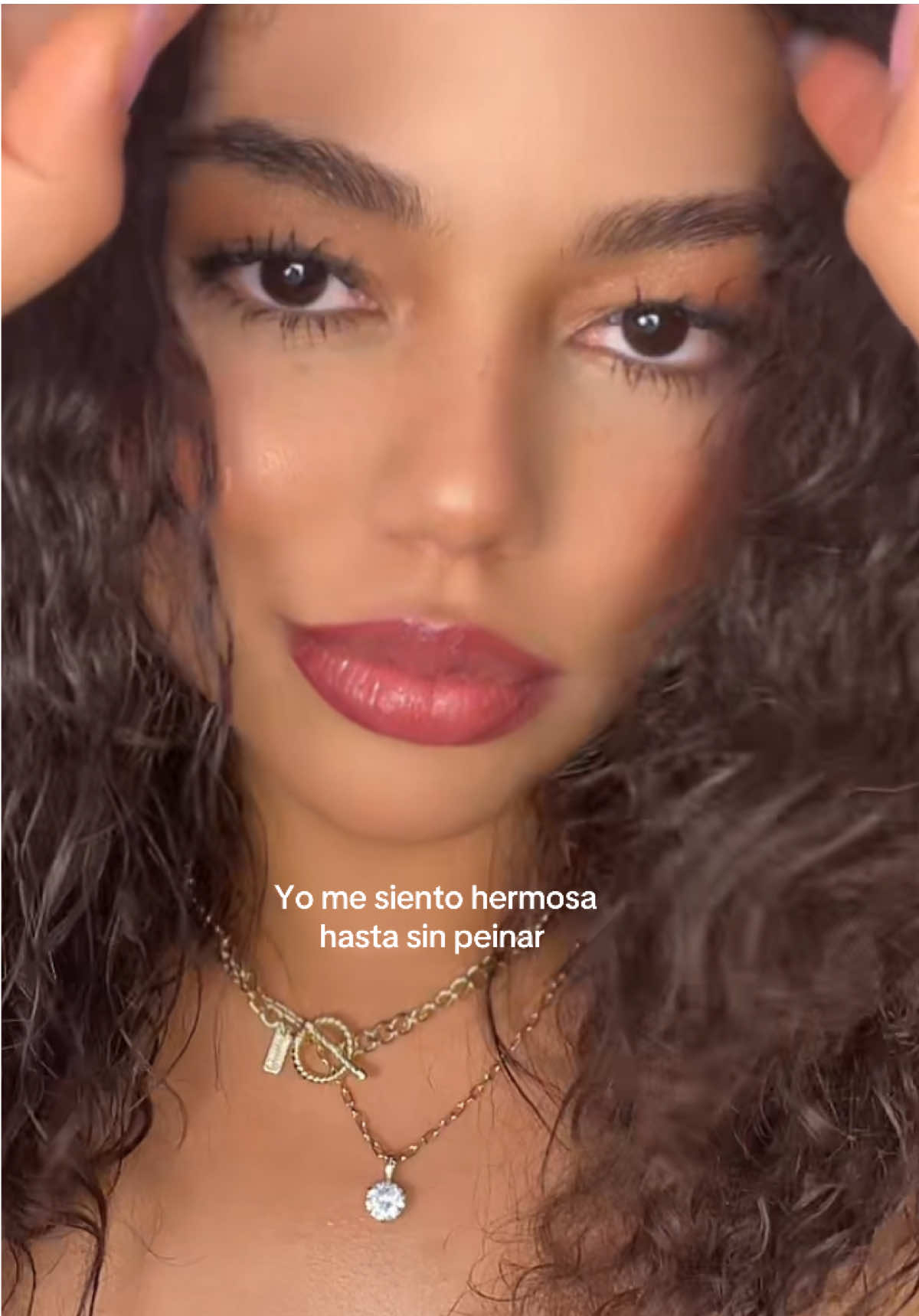 Que sería si me peinara 😩 #girls #rizado #cabello #fyp 