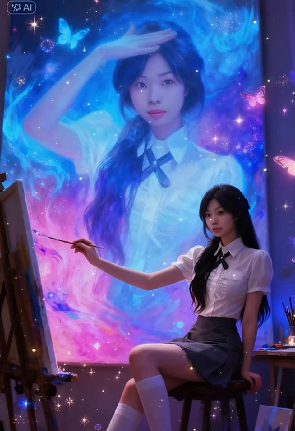 #CapCut Avẽ chân dung của mình, làm thế nào để tạo ra một bức tranh trên tường #capcutforus #capcut #capcutpioneer #xuhuong   Hoạ sĩ tồi Trend Vẽ Tranh Al hoạ sĩ tồi trend bảo tàng em giống như hoa sĩ tồi anh vẽ cầu vồng thì em thiếu nắng a vẽ cầu vồng thì lại thiếu nắng Biến những bức ảnh bình thường thành những bức tranh bậc thầy, dạy bạn cách sử dụng AI để tạo ra những bức ảnh theo phong cách hội họa độc quyền! Mẫu CapCut được áp dụng trực tiếp và ngay cả người mới bắt đầu cũng có thể trở thành nghệ sĩ trong vài giây 🎉  Ảnh phong cách vẽ tranh AI  AI biến ảnh của tôi thành tranh  Cách sử dụng AI để tạo ảnh theo phong cách vẽ tranh  Hướng dẫn tạo hiệu ứng 