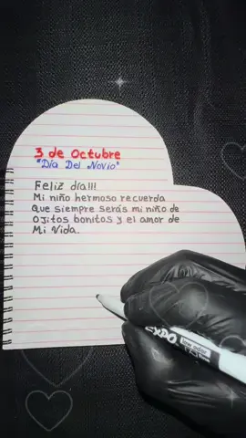 Feliz Día Mi Amor...🧸💙✍️🏻 #diadelnovio  #3deoctubre  #poramarteasi  #frases  #teamo 