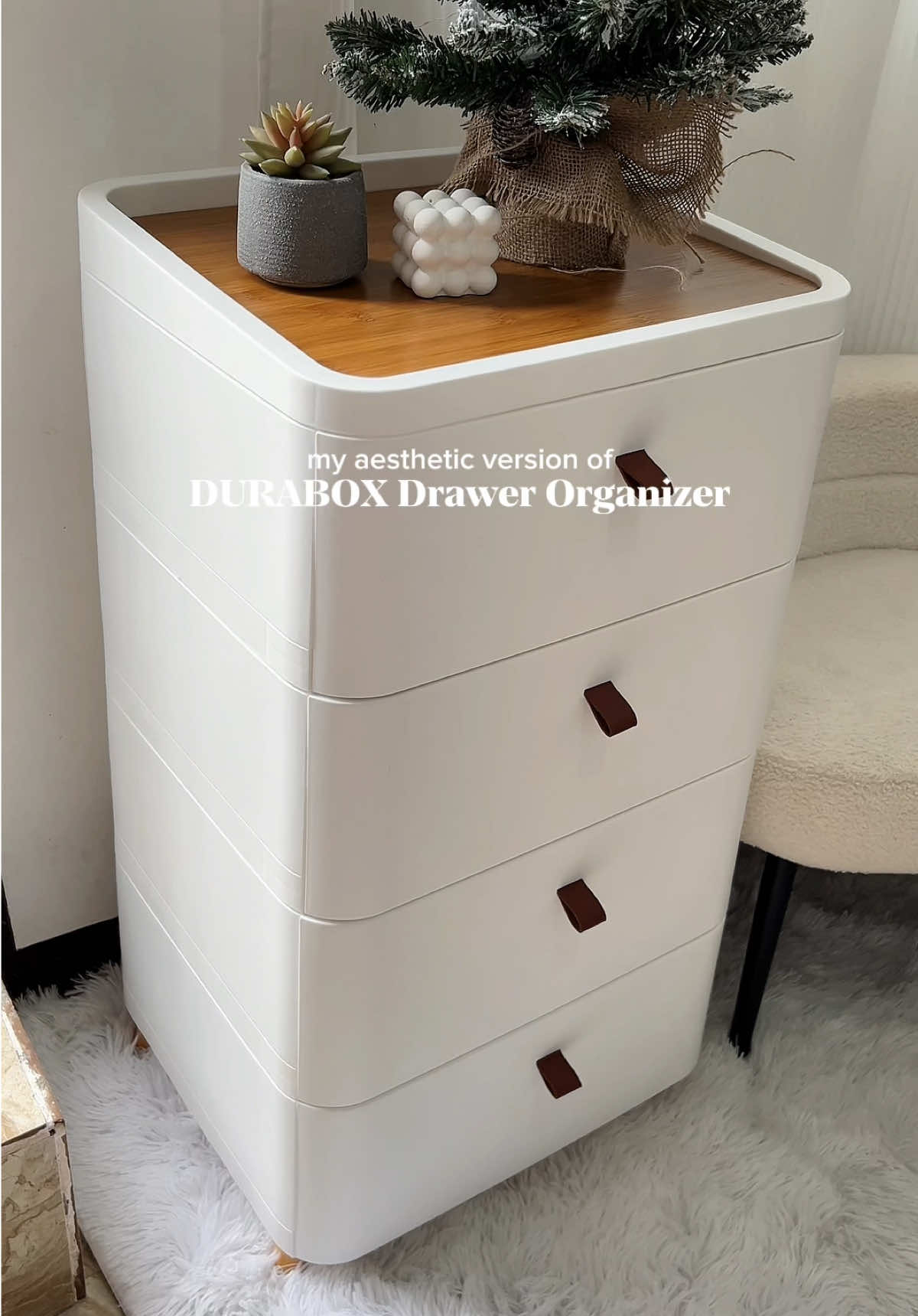 Replying to @jen ྀི aesthetic organizer na talaga nagpapakilig sakin ngayon😝❤️ #aestheticdurabox #drawerorganizer #drawercabinet #homeorganizer #clothesorganizer 