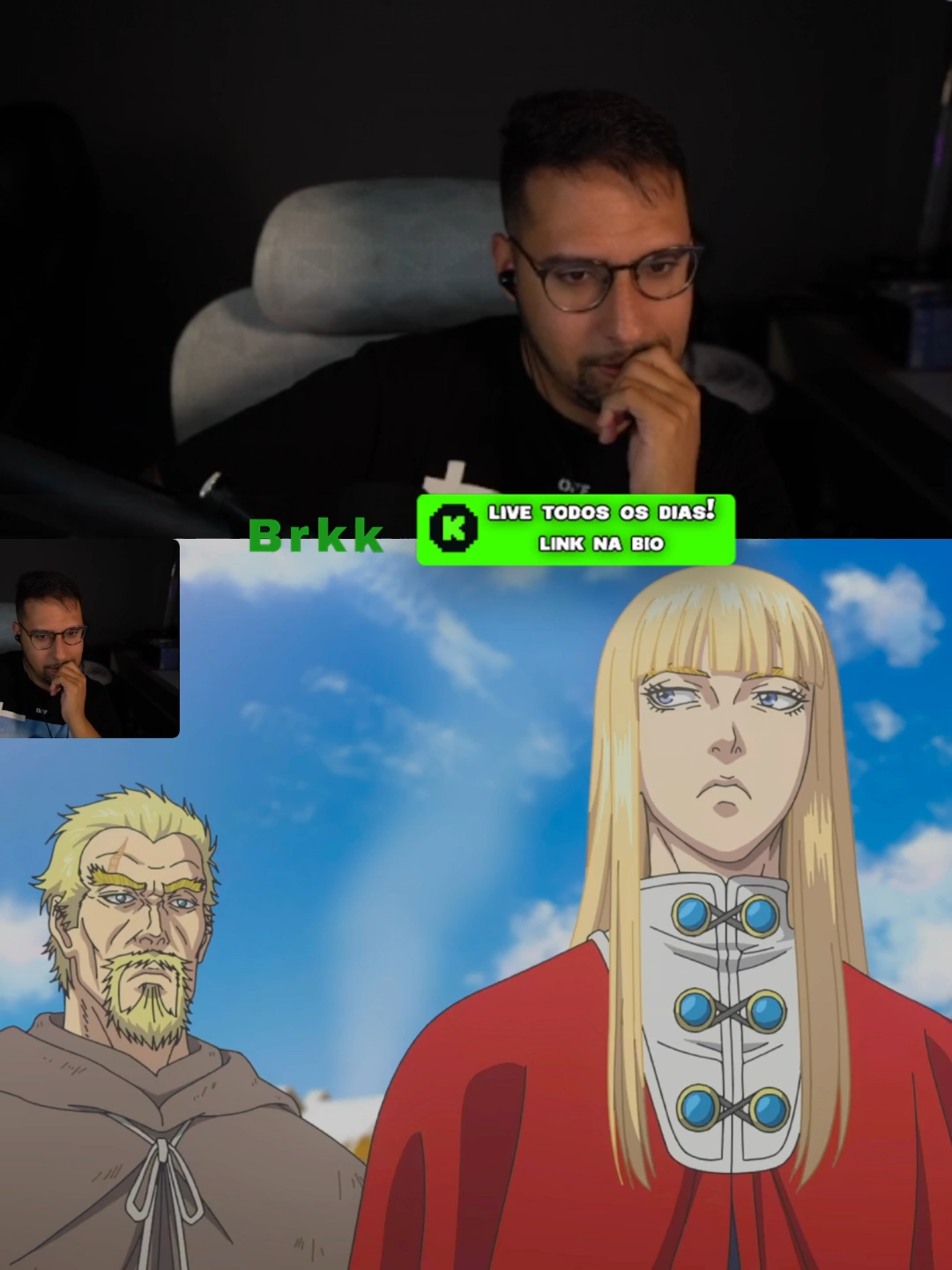 brkk reagindo a vinland saga#brkk #Anime #vinlandsaga #thorfinn 