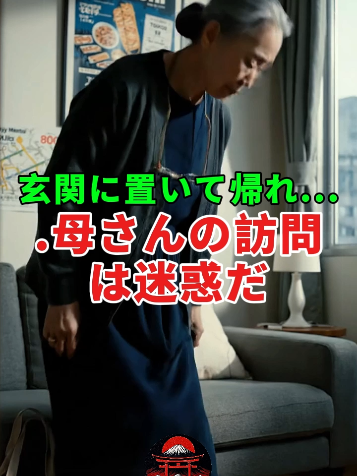 孫へのわかめ味噌汁と贈り物を抱えて行ったのに、返ってきたのはただ一言：「玄関前に置いて行 #ドラマ#実話 #実話ストーリー#人生#shorts