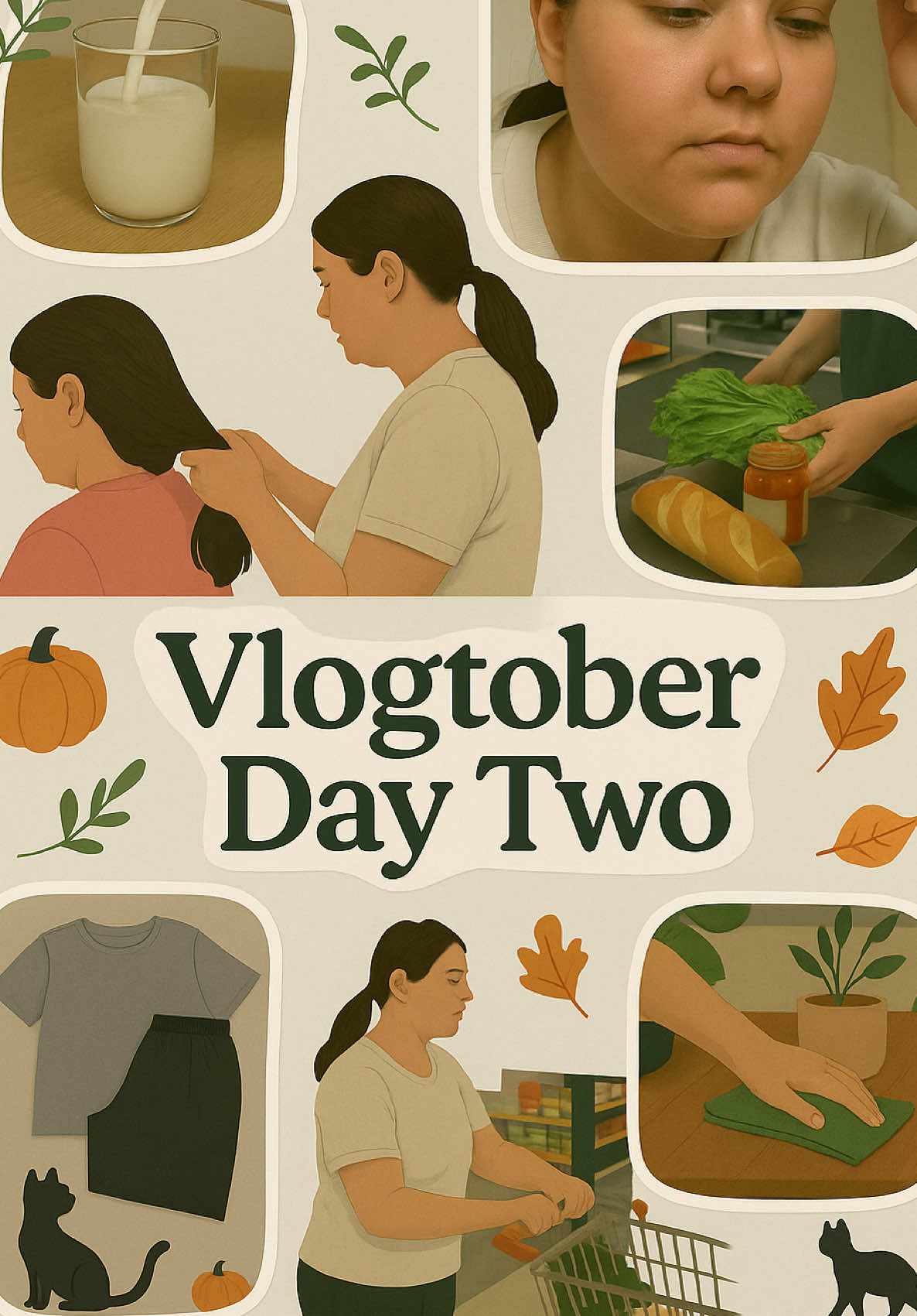 “Day 2 of #vlogtober was way busier than Day 1 — milk, hair, errands, groceries, and somehow still cleaning 🫠✨” #day2  #dayinthelifevlog  #routine  #Vlog 