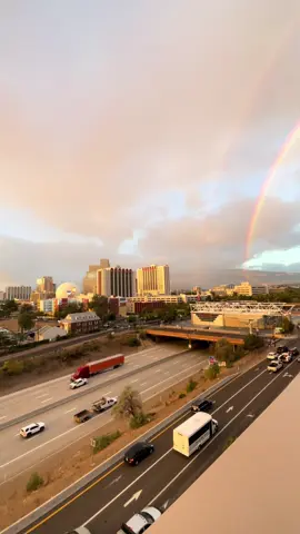 Double rainbow? Another gorgeous morning in Reno