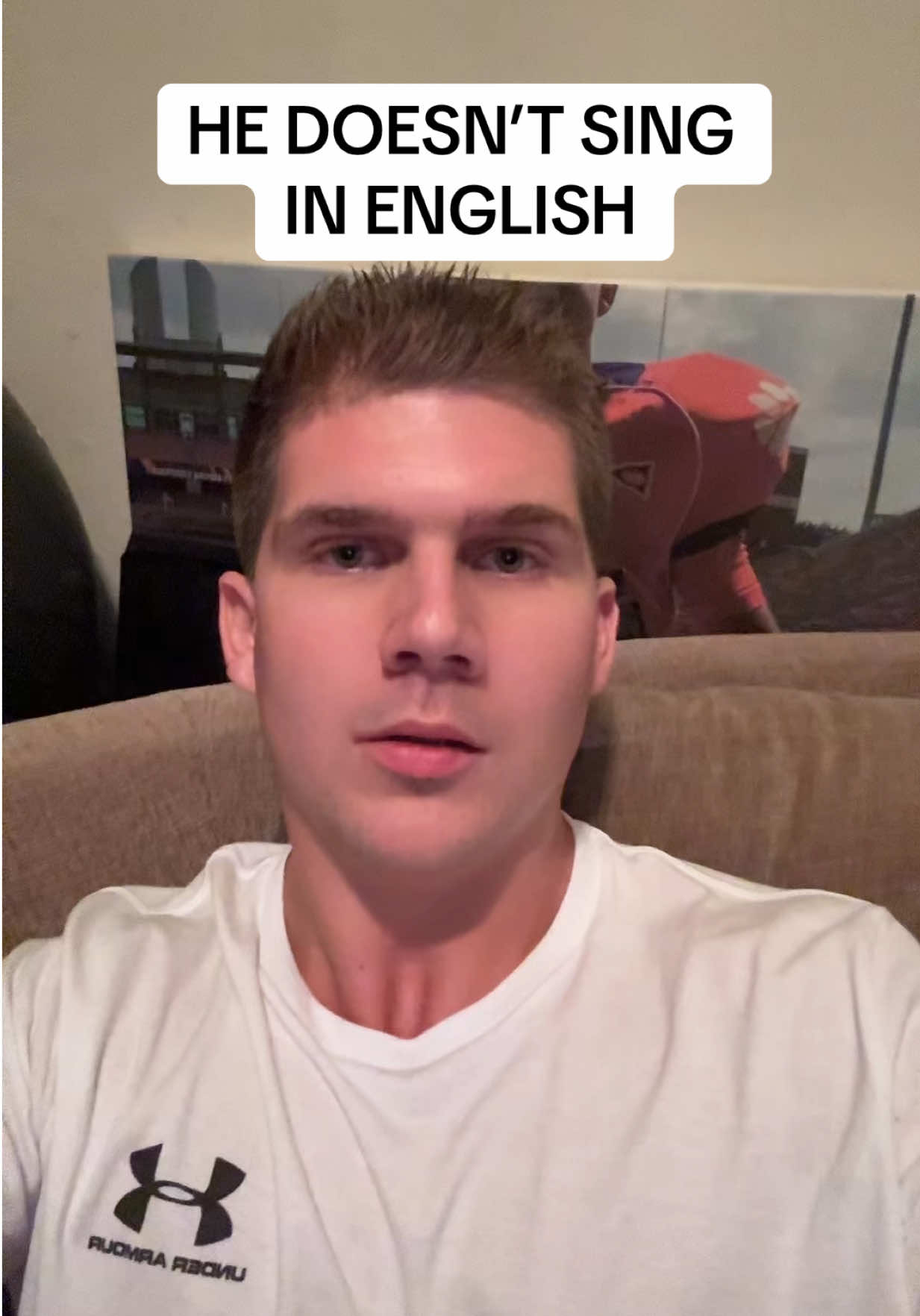 Doesn’t sing in English. #nfl #football #badbunny #politics 