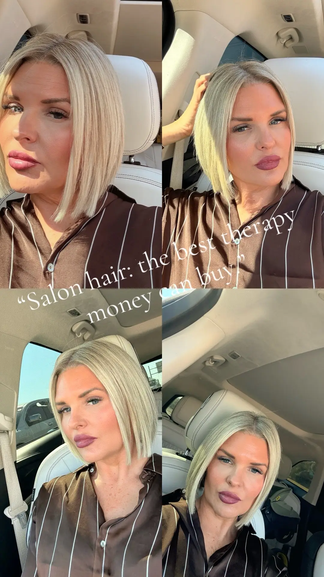 💇‍♀️ “Salon hair: the best therapy money can buy.”