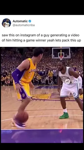 Why did I think this was actually real 😭 #NBA #lakers #ai #technology #gamewinner (h/t automaticnba/X)