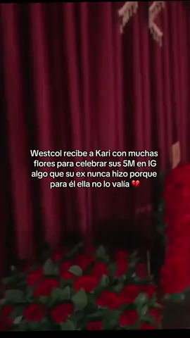 Westcol recibe a la reina karina como cientos de rosas para celebrarle sus 5 millones de seguidores #karina #karinagarcia #karinagarcía #karifulla #westcol 
