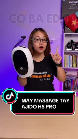Máy Massage Tay AJIDO AJ-H5 PRO Chính hãng, Mát Xa Chuyên Sâu Vị Trí Mu Bàn Tay, Cổ Tay, Lòng Bàn Tay, Ngón Tay. Máy massage tay dành cho tất cả mọi người từ dân văn phòng tới học sinh, sinh viên,.. rồi cả ông bà, cha mẹ, những người thân yêu trong gia đình, sắm ngay bạn máy massage này vừa là món quà tự thưởng, vừa là quà gửi lời yêu thương gia đình #cobaedit #ajido #massage #massagetay #maymassagetay