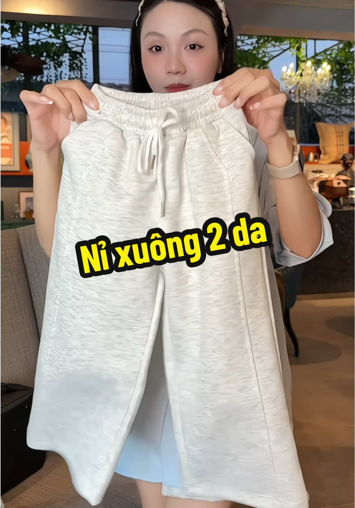 Quần nỉ suông 2 da cho bé yêuu #megiangcogu #quanaotreem #quannichobe #quannibegai #quandaichobe 