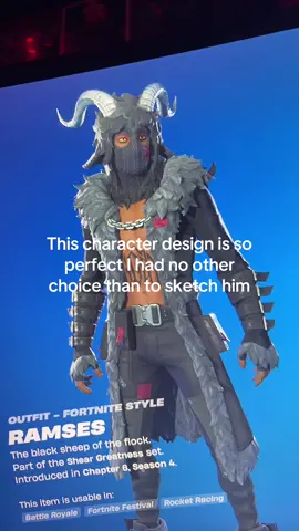 New main skin for sure #fortnite #fortnitemares #art #sketch #fortniteart 