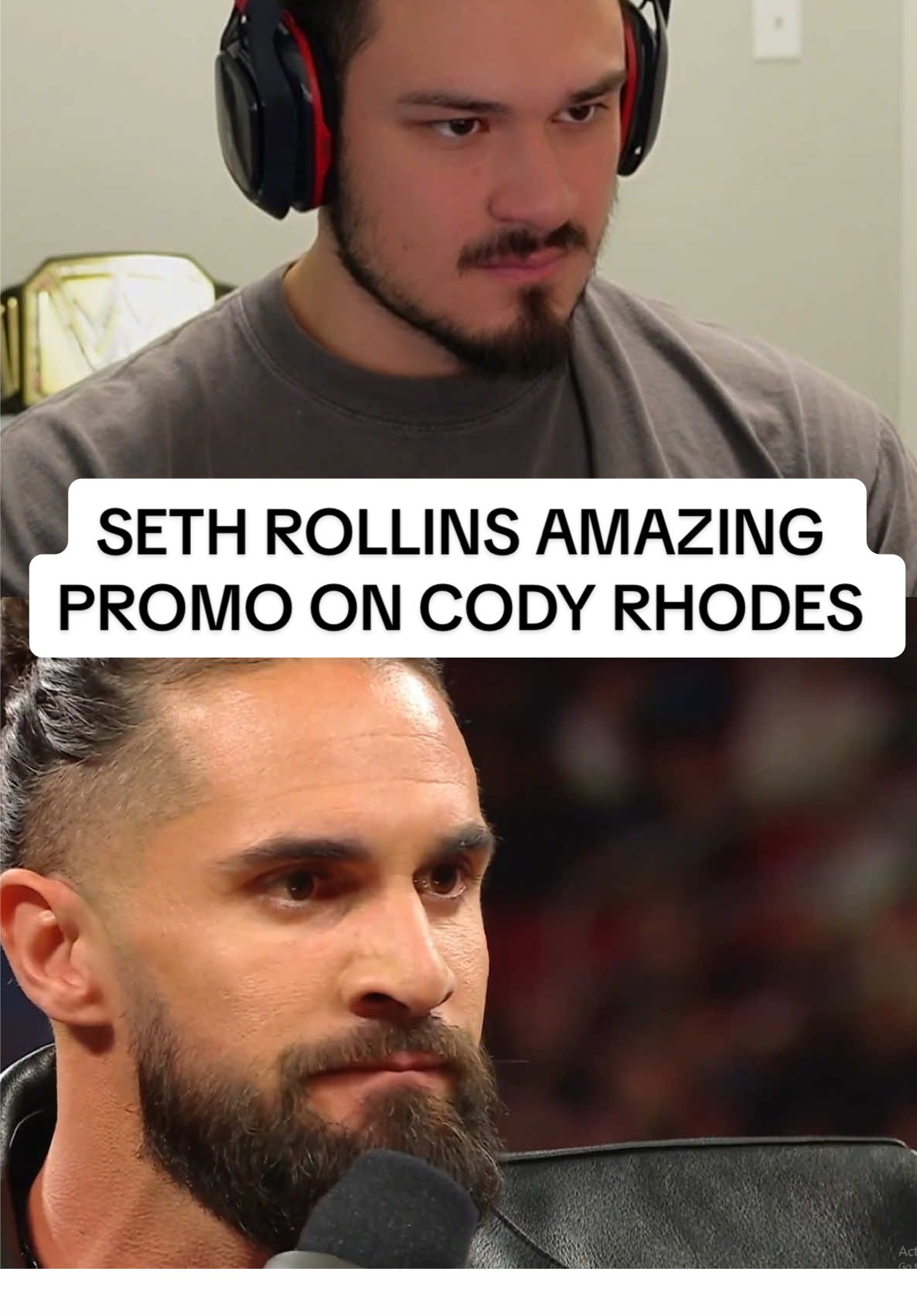 SETH ROLLINS AMAZING PROMO ON MONDAY NIGHT RAW TO CODY RHODES. #WWE #wweraw #wwesmackdown #sethrollins #codyrhodes 