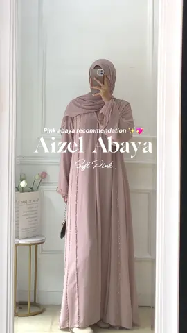TRY ON AIZEL ABAYA SOFT PINK! CAKEP BGT WARNANYAA! YU IKUT PO DARI SEKARANG! JOIN LIVE! ✨💖🛒 #fyp #fyppppppppppppppppppppppp #abaya #dress #lebaran 