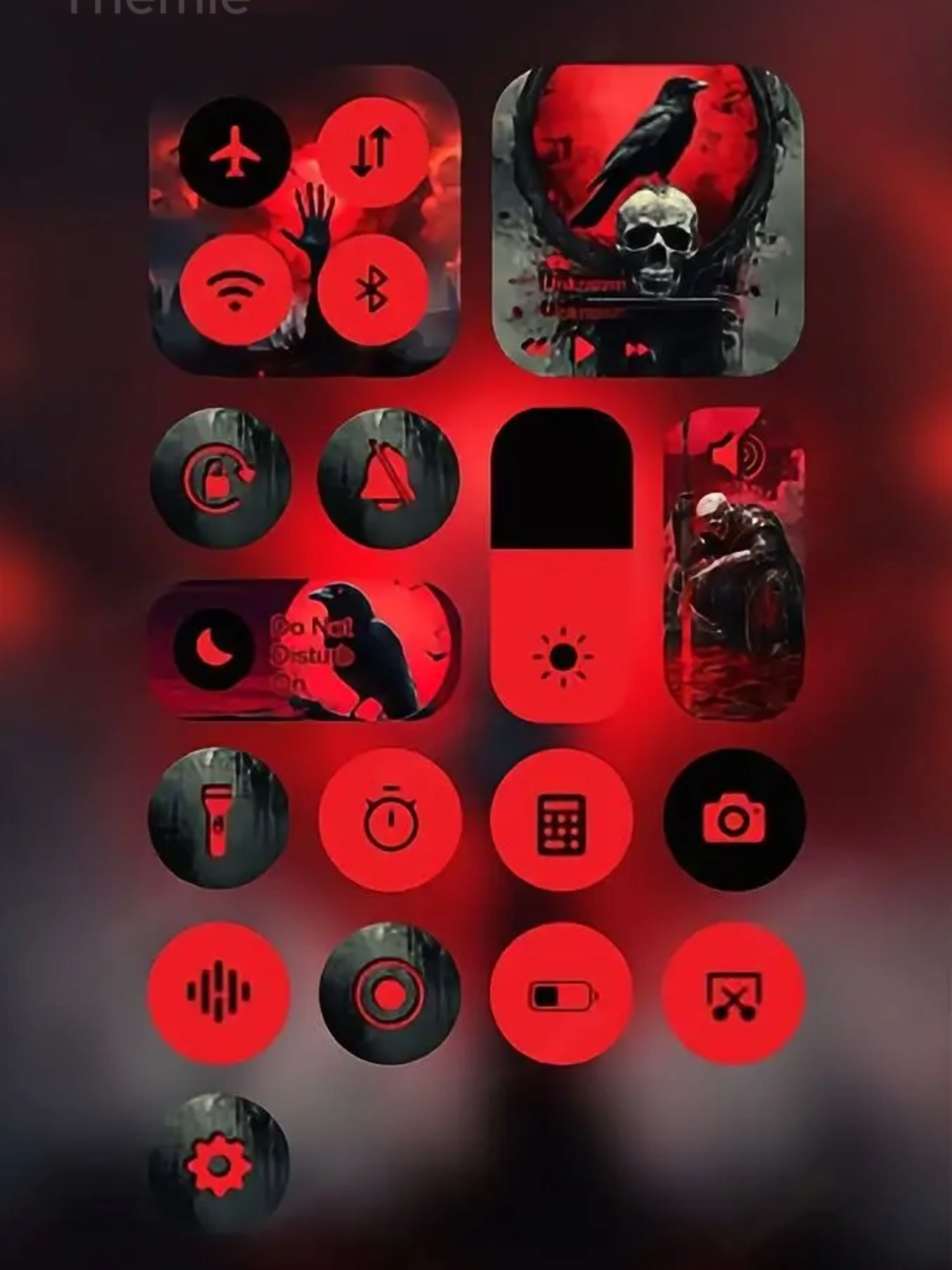 Transform your phone for Halloween 🎃👻 with wicked themes 🕷️, eerie wallpapers 🌑, and spooky control centers 🖤! Daily updates to keep it ghoulishly fresh! 💀 #themie #lockscreen #controlcenter #theme #ios18 #ios26 #halloween #spookyseason #trickortreat