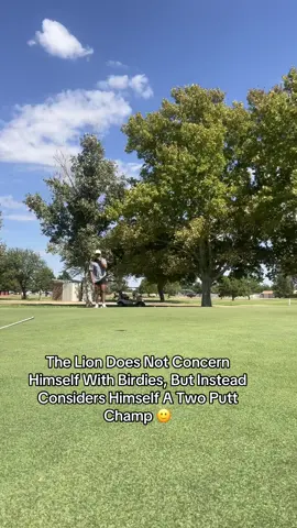 Or 3,4,5,6 Putts Really Just Depends …⛳️ #golf #thelionsleepstonight #twoputtchump 