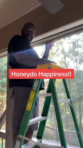 Yayyy!! Finally! The Grown Ass Man is doing the Honeydo list! #bassandboujee #fyp #foryoupage #hedratherbefishing