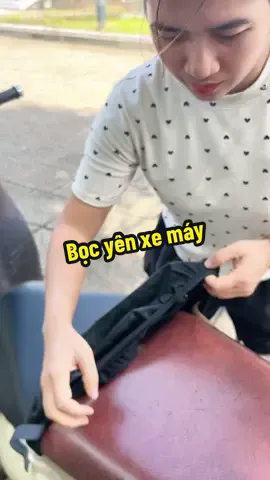 Bọc yên xe máy tiện lợi #xuhuongtiktok #bocyenxemay #xuhuongtiktok 